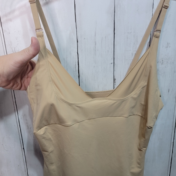 Maidenform Wear Your Own Bra Slip Firm Control Cool Comfort Beige Size 2XL #2541 - Picture 4 of 11